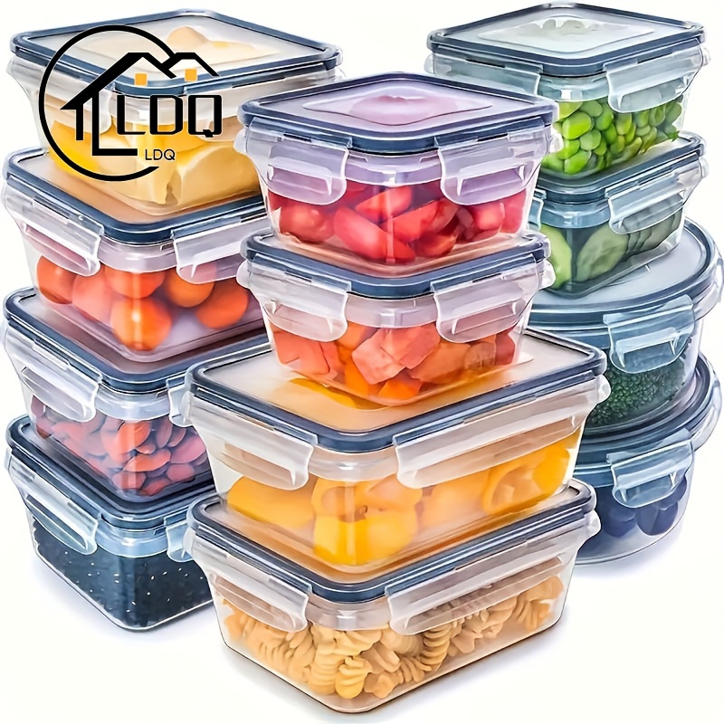 

12-piece Bpa-free Leak-proof Food Storage Set - Airtight Containers With Snap Locks, Microwave Safe - Eid Celebrations