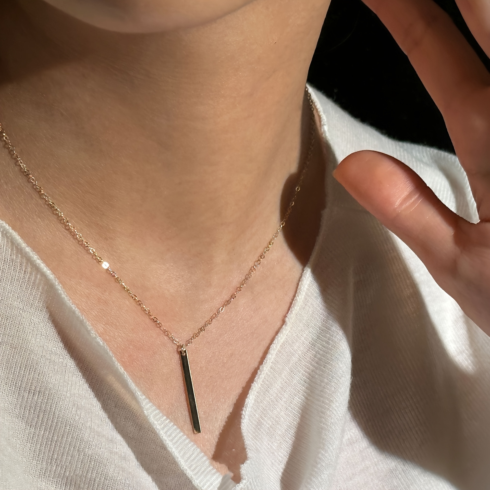 Women's Festive Long Pendant Necklace, Stylish Design