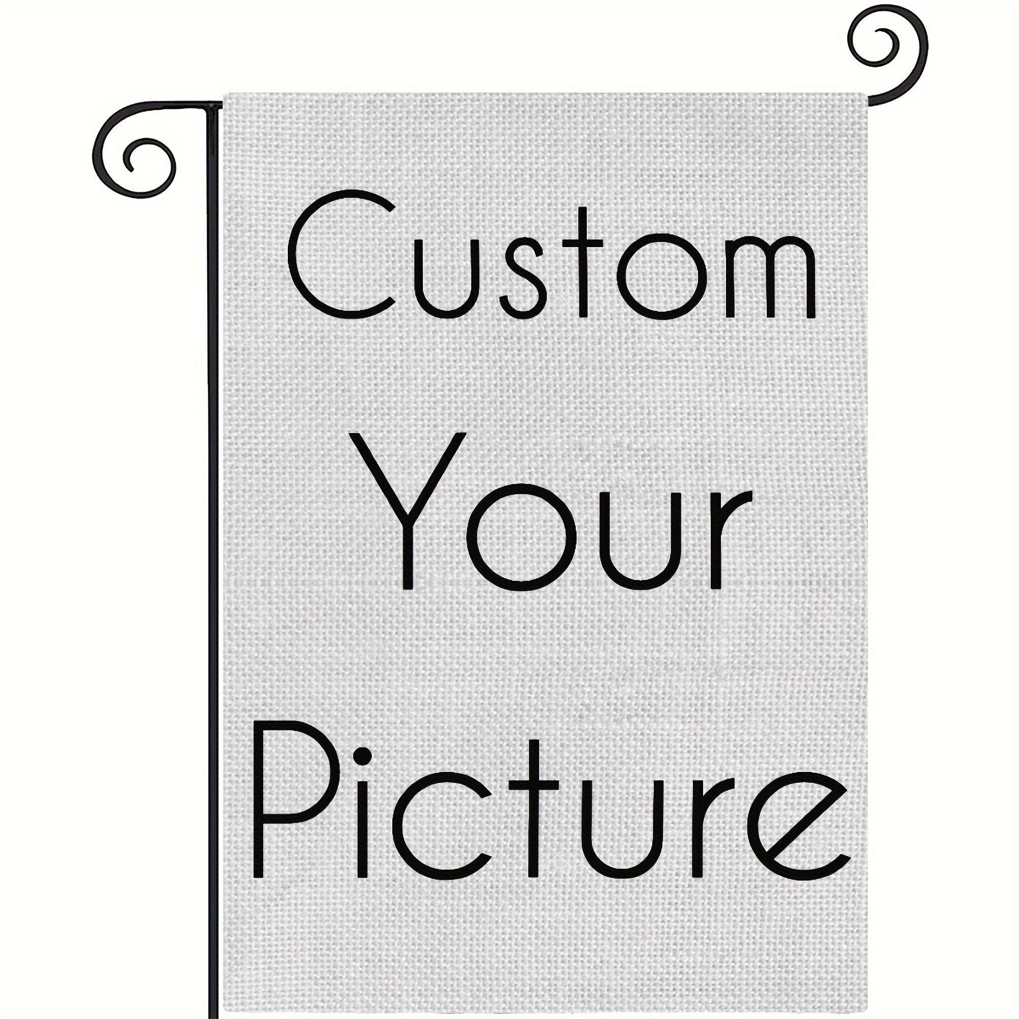 

Garden Flag - Personalize With Your Photo & Text, Double-sided, Waterproof, Perfect For Yard, Living Room, Holidays, Birthdays, Weddings - 12x18 Inches, Pole Not Included