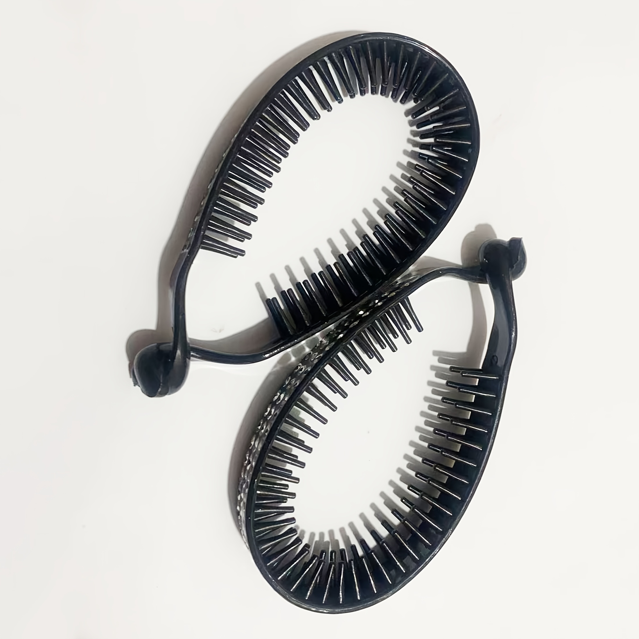 2pcs Hair Clip For Securing A Bun Or Updo At The Back Of ; A Stylish Hair Accessory.