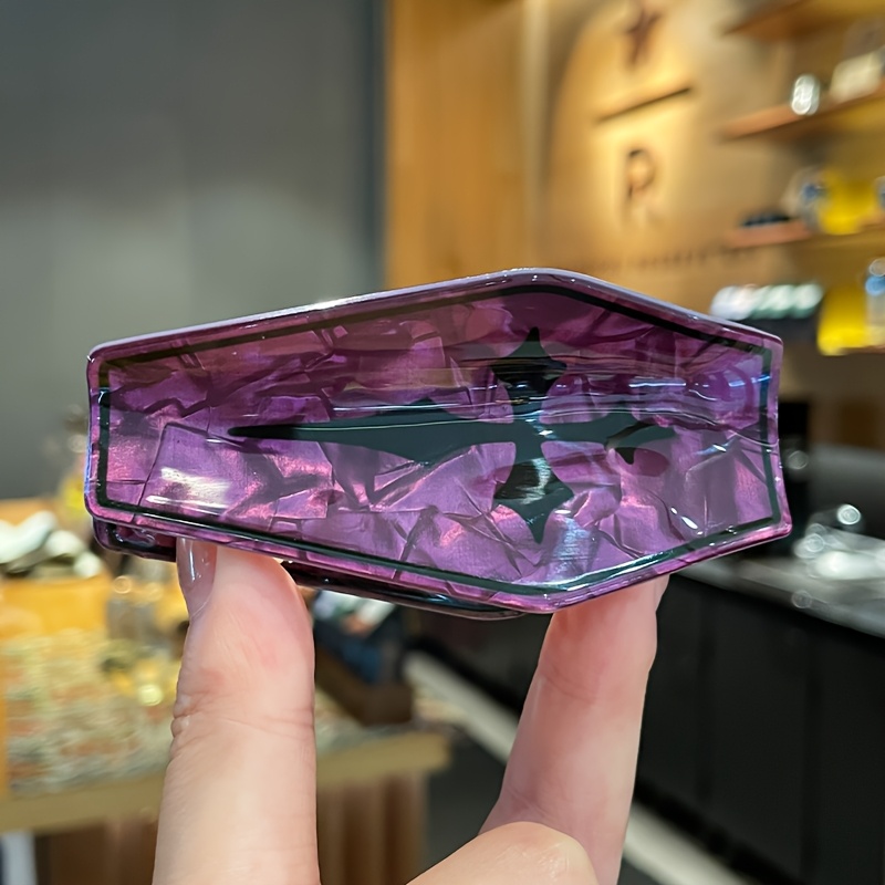 Image of Ladies' Halloween Themed Coffin Shaped Acrylic Hair Clip - Y2k Style Cartoon Clip - Halloween Ponytail Clip, Medium Unique Hair Accessory - Suitable For Women Over 14 Years Old, Single Item