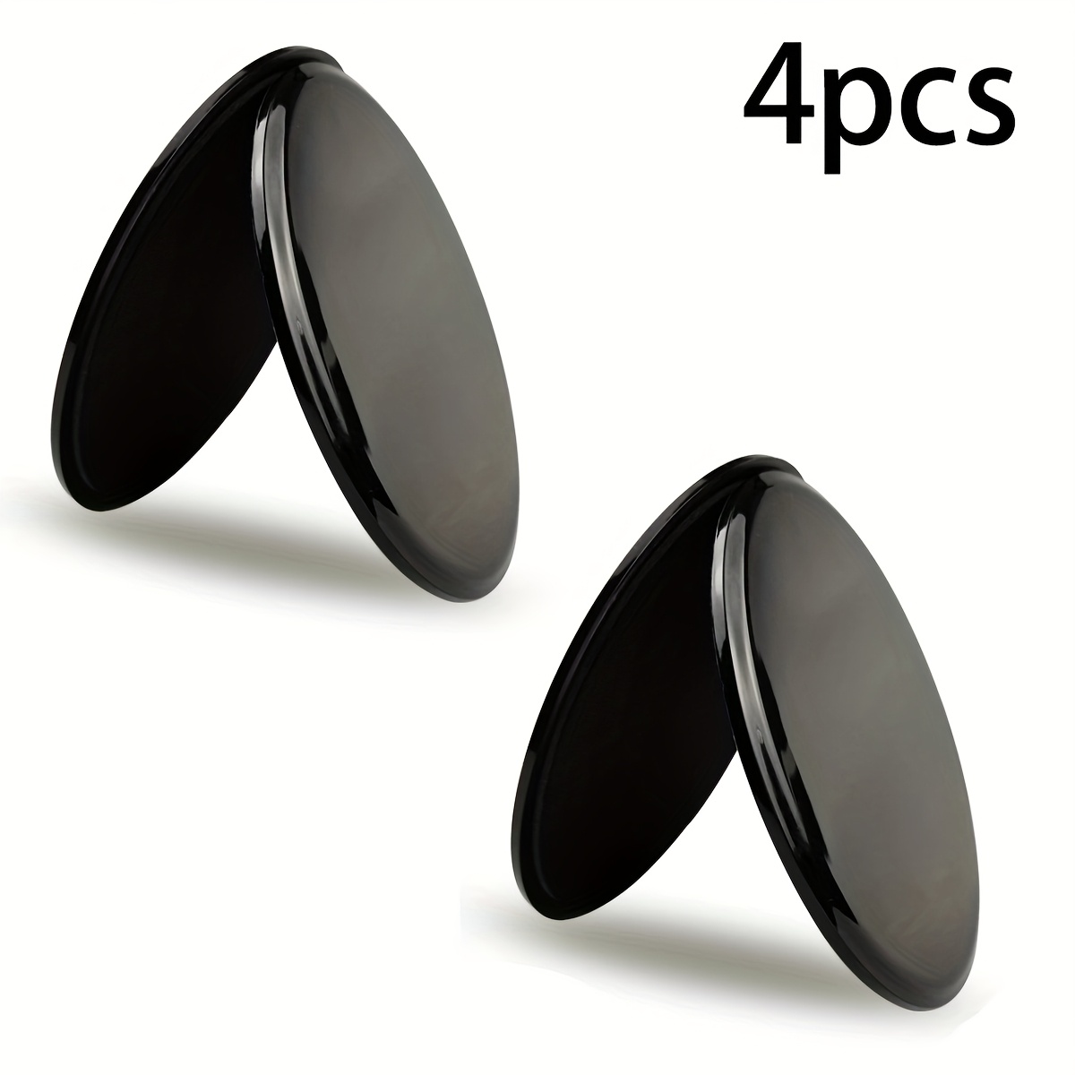 Image of 4pcs For , Pilates Sliding Disc, Yoga Abdominal Fitness Foot Pad Sled Waist Trainer Glide Board For Hip Lift And Training
