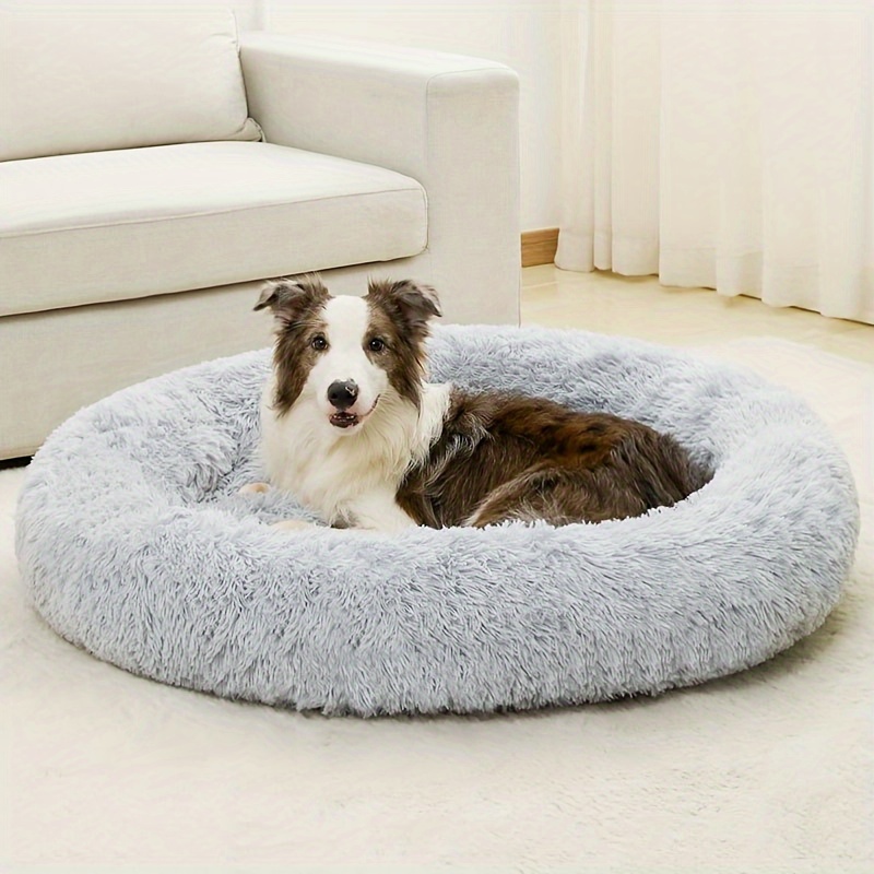 Donut-Kuschelbett Für Hunde & Katzen – Weich, Waschbar, In 7 Größen (XS Bis 3XL)