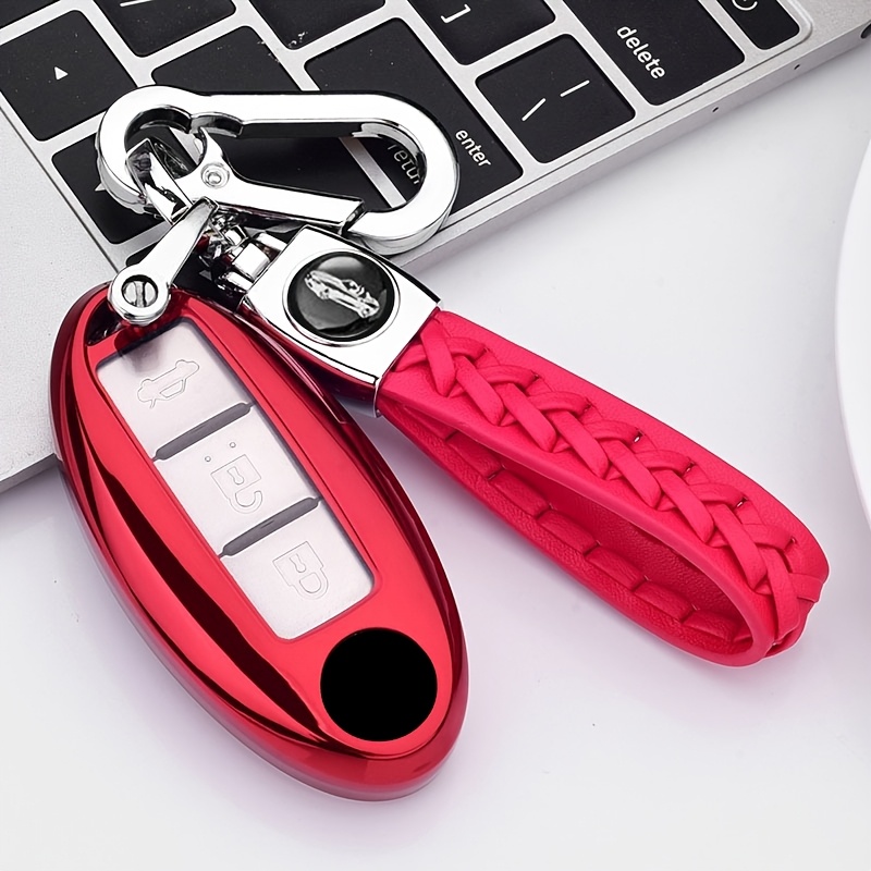 TEMU Universal Car Key Protective Case For All For Models: Tiida/qashqai//march/juke/note/gtr///lolan/lingfeng/kis/navara//- High-end Remote Key