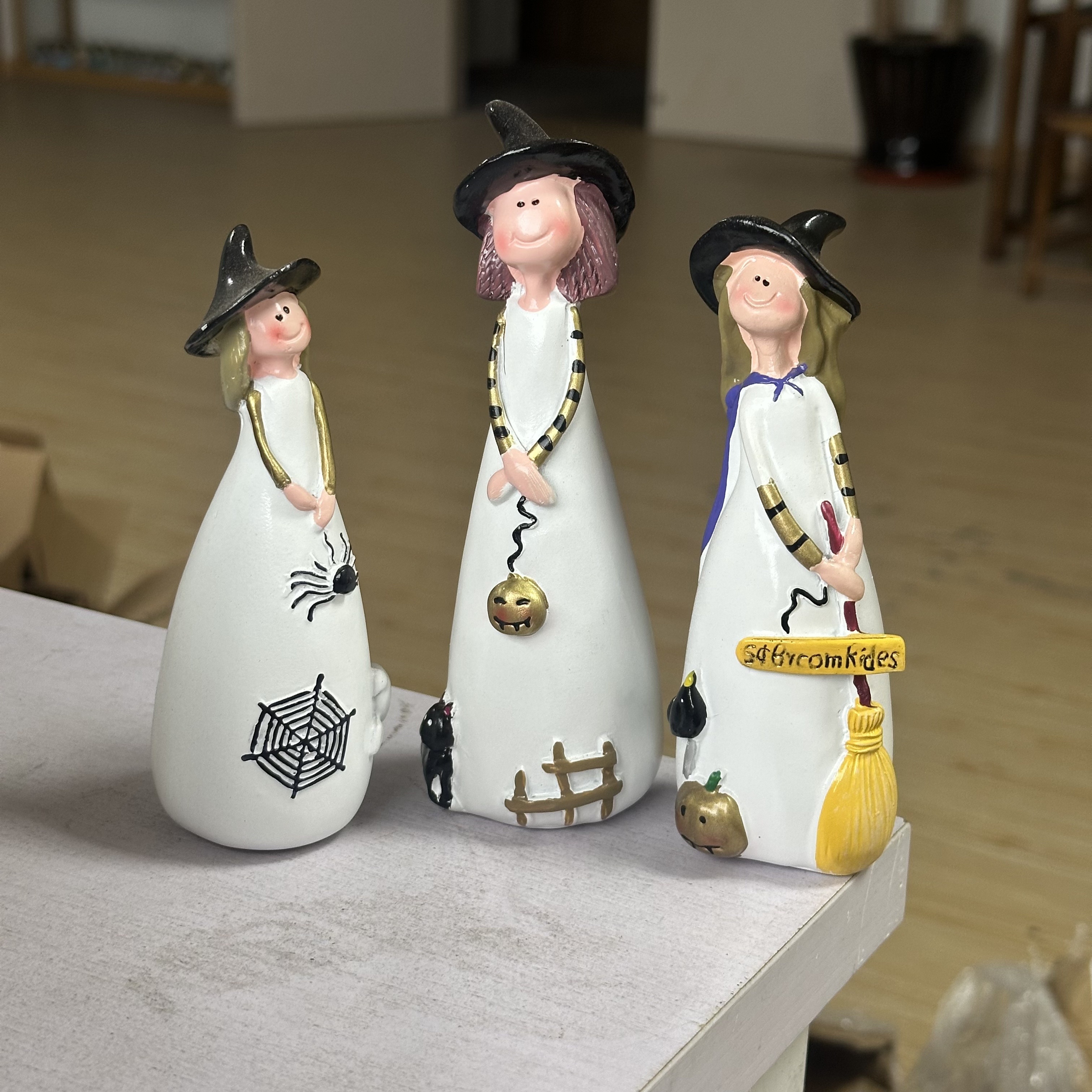 TEMU Figurines 3pcs In 1 Set, For Halloween, For Christmas, Halloween Decorations, Fall Home Decor Collectible Figurines