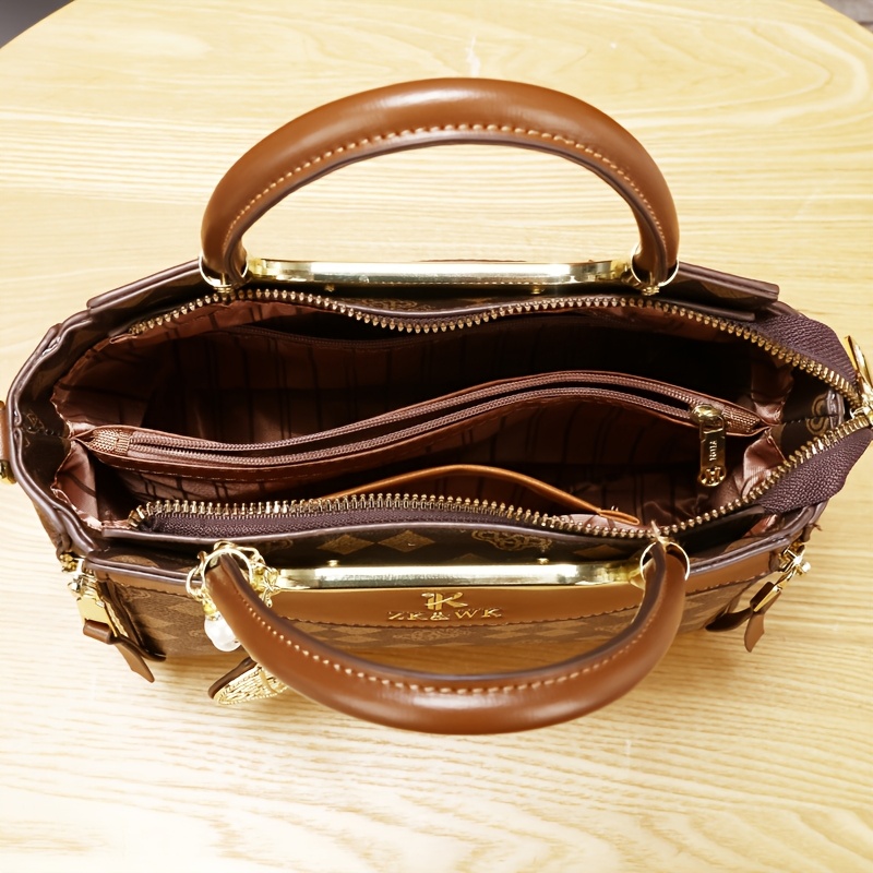 Mother's Day Gift for Mom Luxury Handbag, Family Ladies' Lightweight Premium Single Shoulder Crossbody Bag New Fashionable Elegant Easter