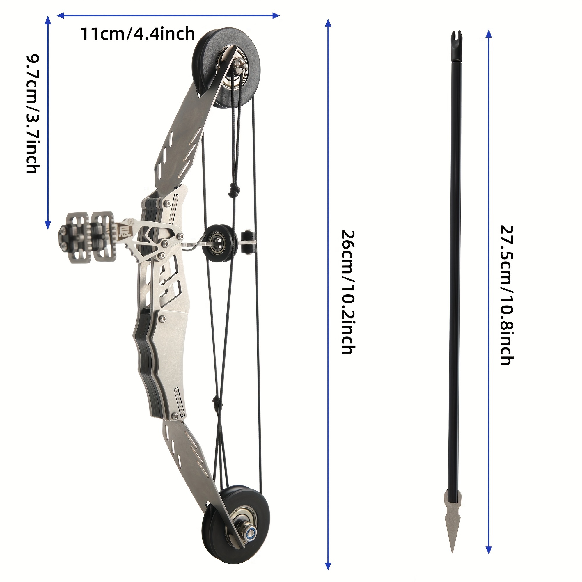 Mini Compound Bow Arrow Set Youth Adult Teenagers Pocket Temu