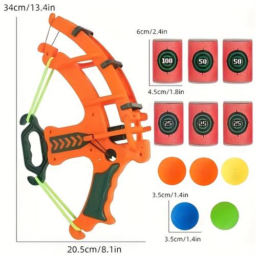 12pcs blue green game set with colorful balls indoor fun and parent child interaction toys for boys and girls educational soft parent child archery activity halloween christmas gift new years