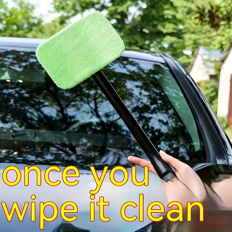 Car Front Windshield Cleaning Brush, Car Interior, Home Dust Removal, Dehumidification, Window Scratching, Towel Sponge and Scratch-Free Cleaning Tool Set