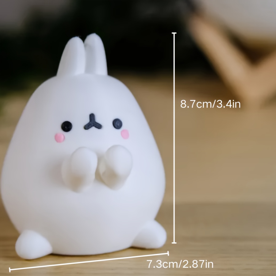 TEMU 귀여운 토끼 모양 펜 홀더 및 케이블 정리함, 독특한 데스크탑 액세서리, 가정/사무실 장식에 적합, 할로윈, 크리스마스, 부활절, 발렌타인데이를 위한 완벽한 선물 아이디어