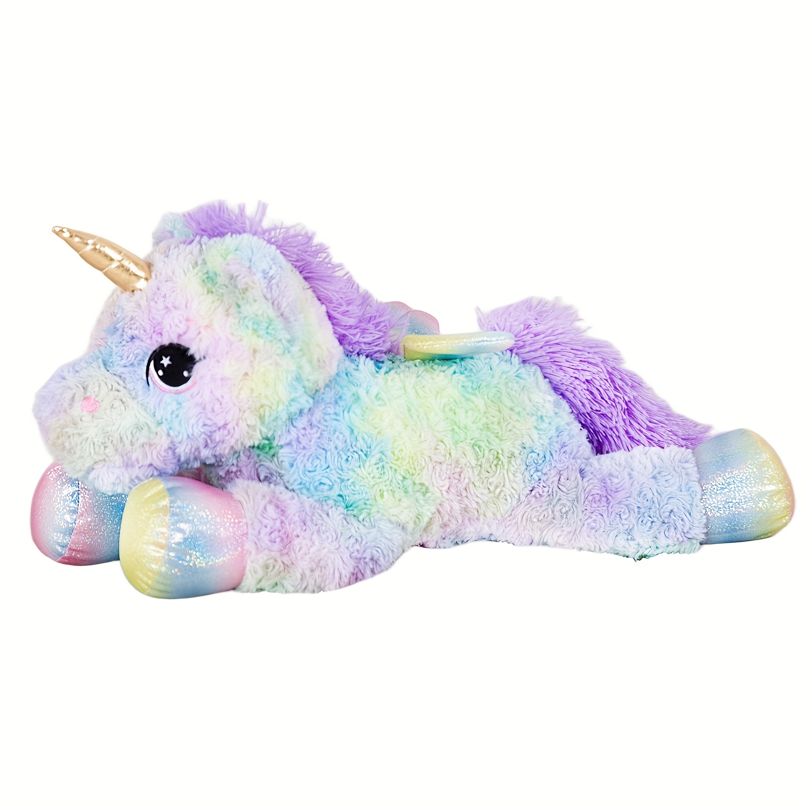 44 inch enormous rose tie dye unicorn plush toys