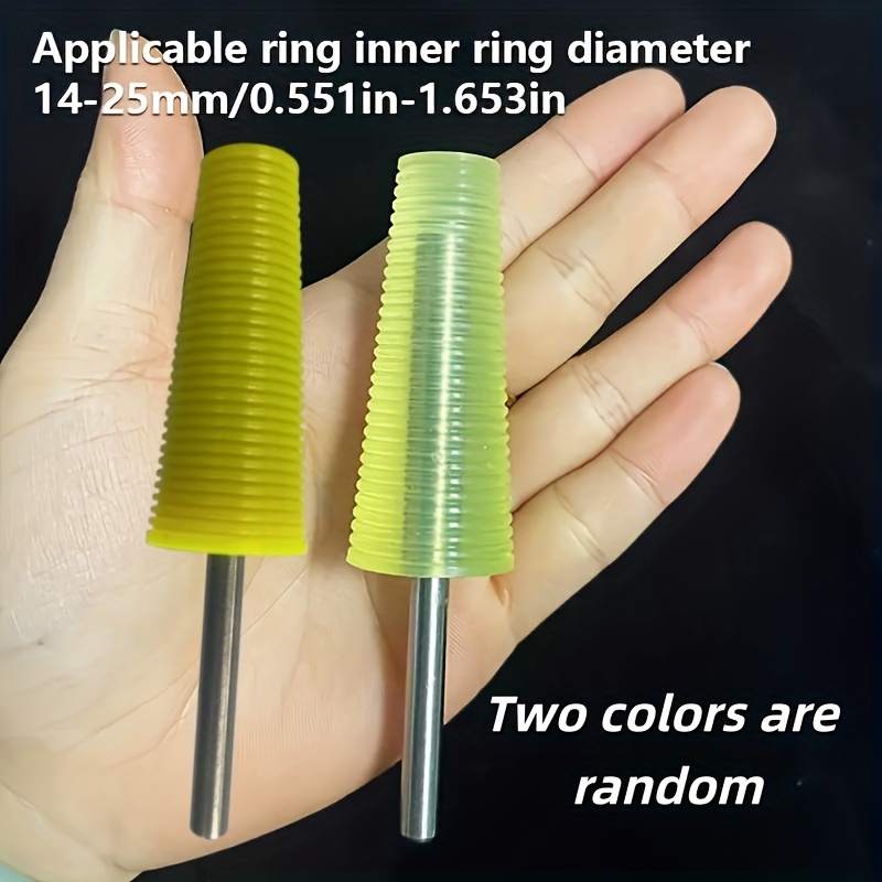 Image of Ring Grinding And Polishing Fixture - Carbonized Sanding Head With Adjustable , For Jewelry Making And Metalworking, No , Precision Polishing, , Durable Construction, Random Color