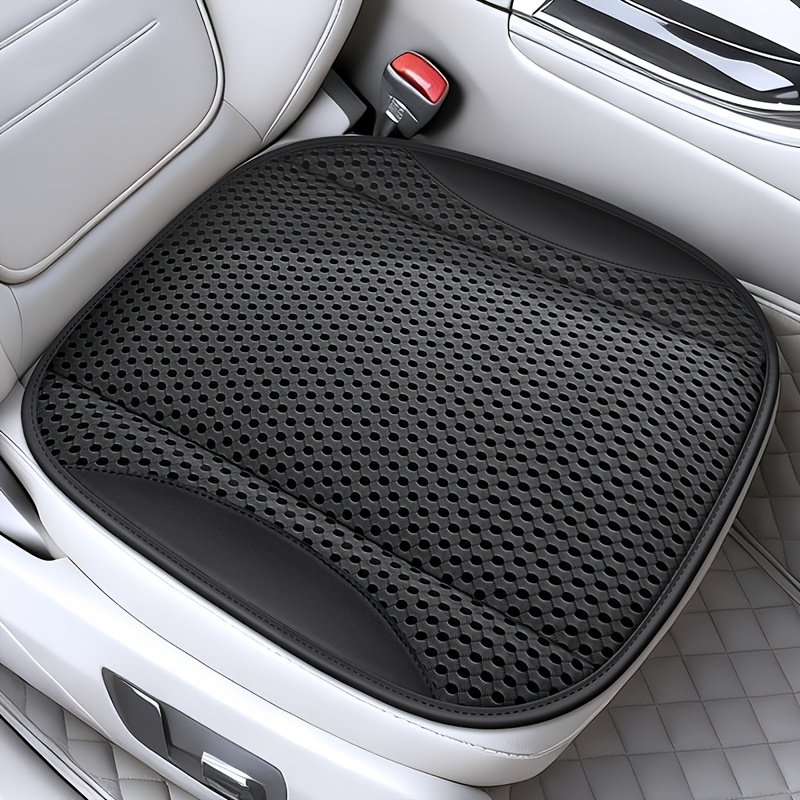 TEMU 1pc Breathable Car Seat Cushion, Car Seat Cover Front Seat, Quick Cooling Summer Seat Pad, Car Interior Accessory Single Piece
