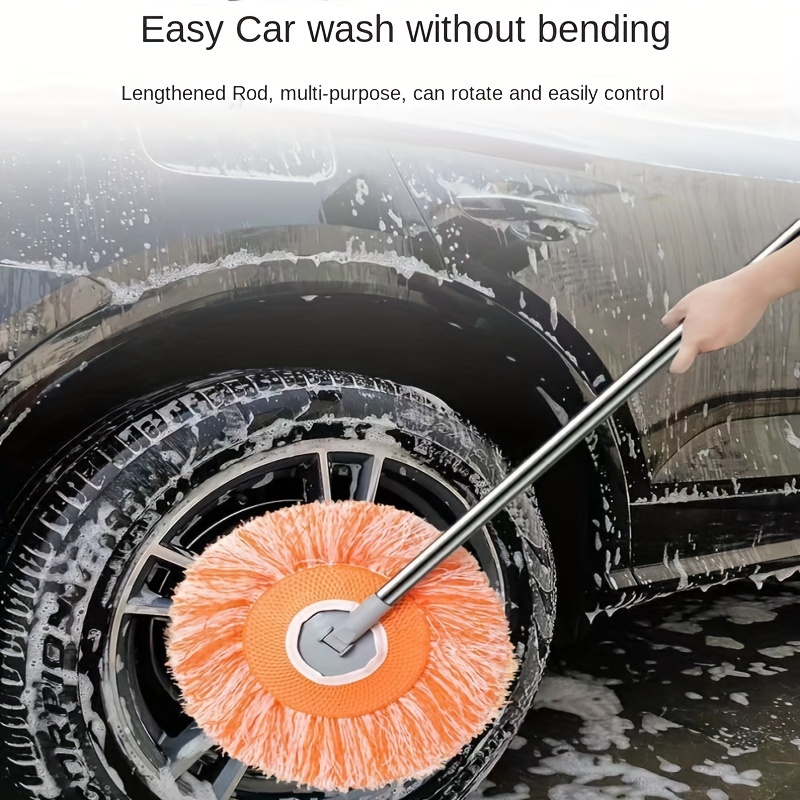 

1pc, Ceiling Mop, Dust Removal Mop, Flexible Rotating Floor Mop, Wall Mop, Wet And Dry Dual-use Mop, Floor Wall Tile Glass Window Car Cleaning Mop, Cleaning Supplies, Cleaning Tool