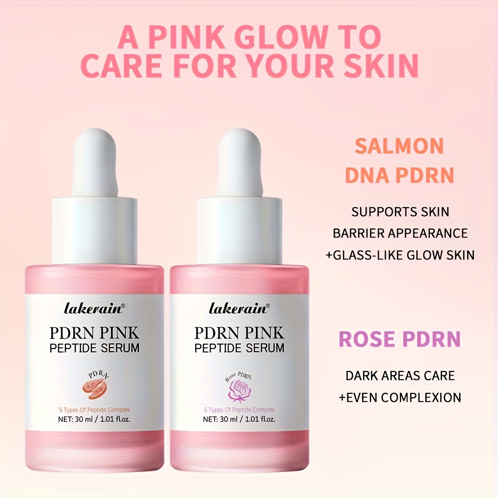Lakerain PDRN Pink Peptide Serum, Korean Skincare