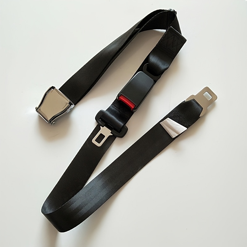 alça de assento de carro, ajustador de assento, fixador de assento ajustável, dispositivo de emergência antiaperto de barriga ao frear, fivela dupla de metal para acessório de assento mais seguro