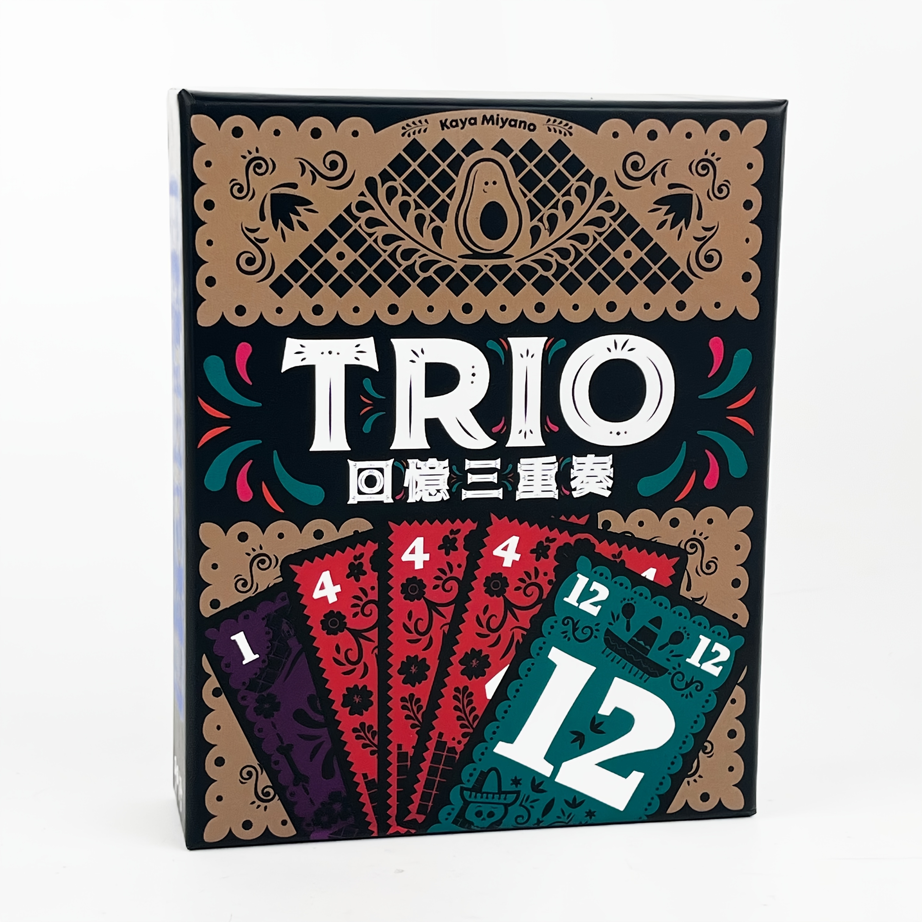 TRIO Strategy Board Game - Fun Family Fun Game with Colorful Cards, Music, and Illustrated Guidebook for Parties, Gatherings, and Family Game Nights, Party Game | Musical Elements | Colorful Cards | Card Stock Material