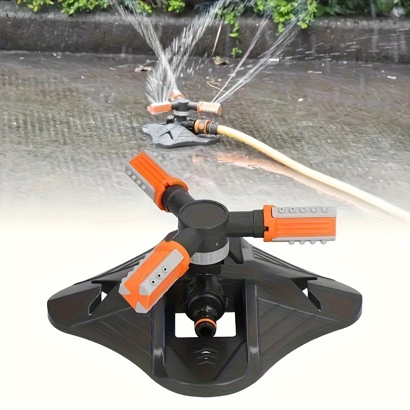 1pc garden sprinkler lawn sprinkler automatic water sprinkler automatic irrigation degree rotate sprinkler watering system integrated sprinkler for outdoor garden yard supplies 8 5 10 details 3