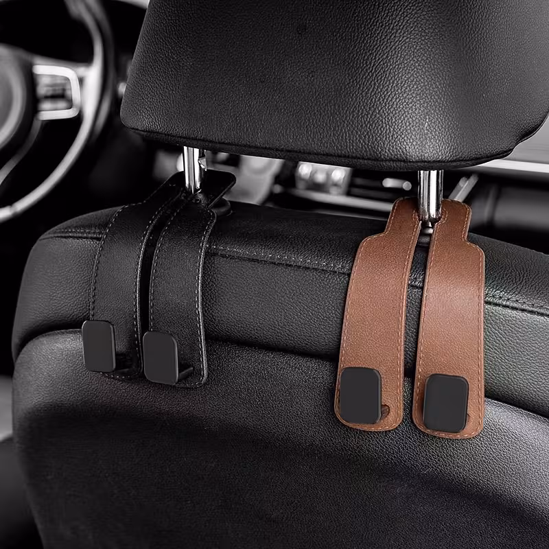 hooks for hanging bags on car headrests designed to organize and hold items on the back of seats Product details 6