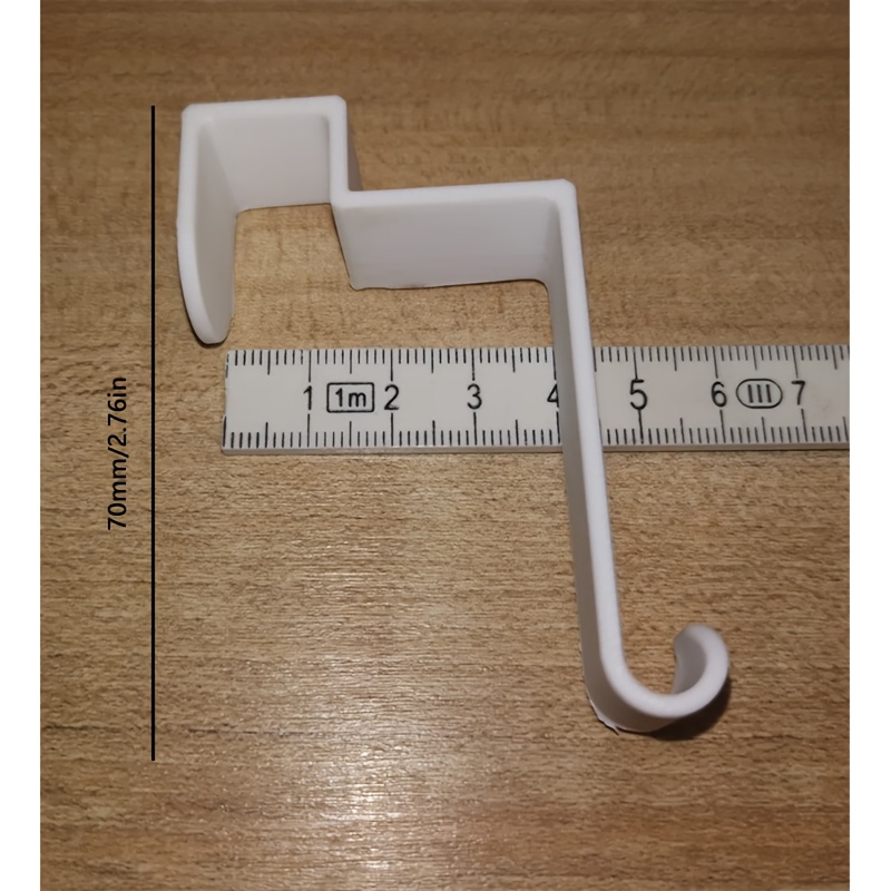 Image of Door Hooks Suitable For Apartment Doors, Designed For 4cm Thick Doors, No Drilling Or Punching Required, An Over-the-door Hanging Device For Organizing And Storing Items , Bedroom, And Bathroom