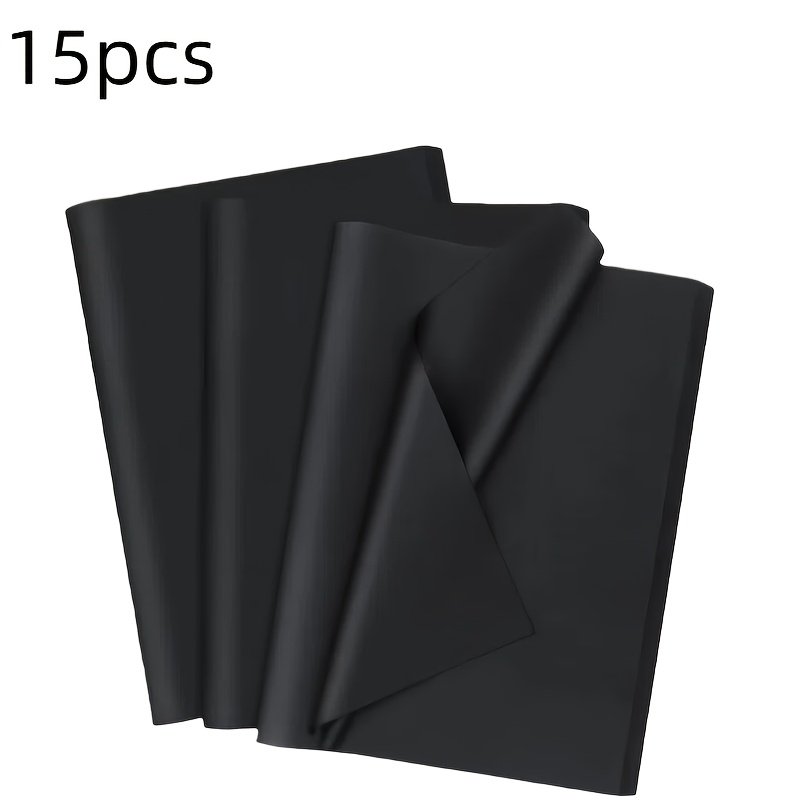 15pcs Valentine's Day Bouquets Black Paper, Gift Wrapping Paper, Small Business Gift Paper