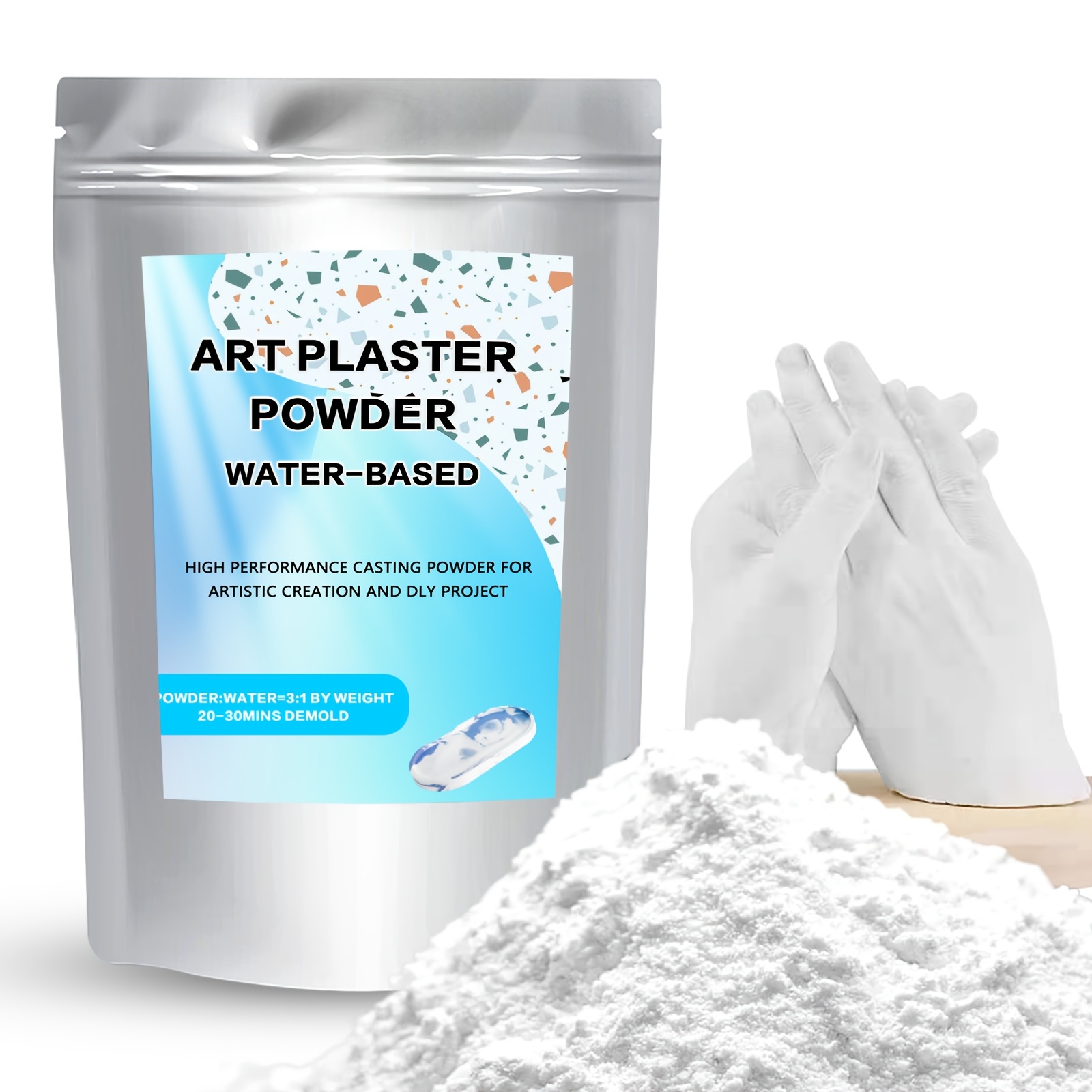 

Art Plaster Powder For Diy - 500g/1100g/2200g , In 30 , :1 , , For Decor & Art