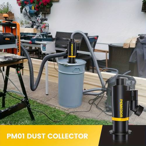 separator dust collector separator with 2 filter elements for woodworking household ash vacuum cleaner does not hose