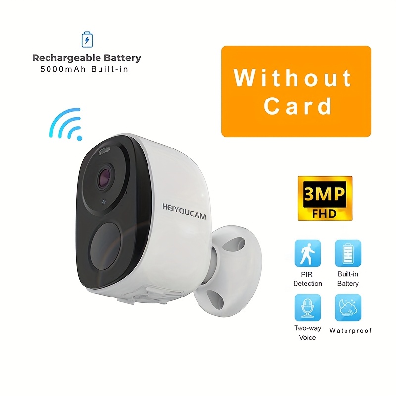 Sd Card Wireless And Battery Operated Security Camera Battery