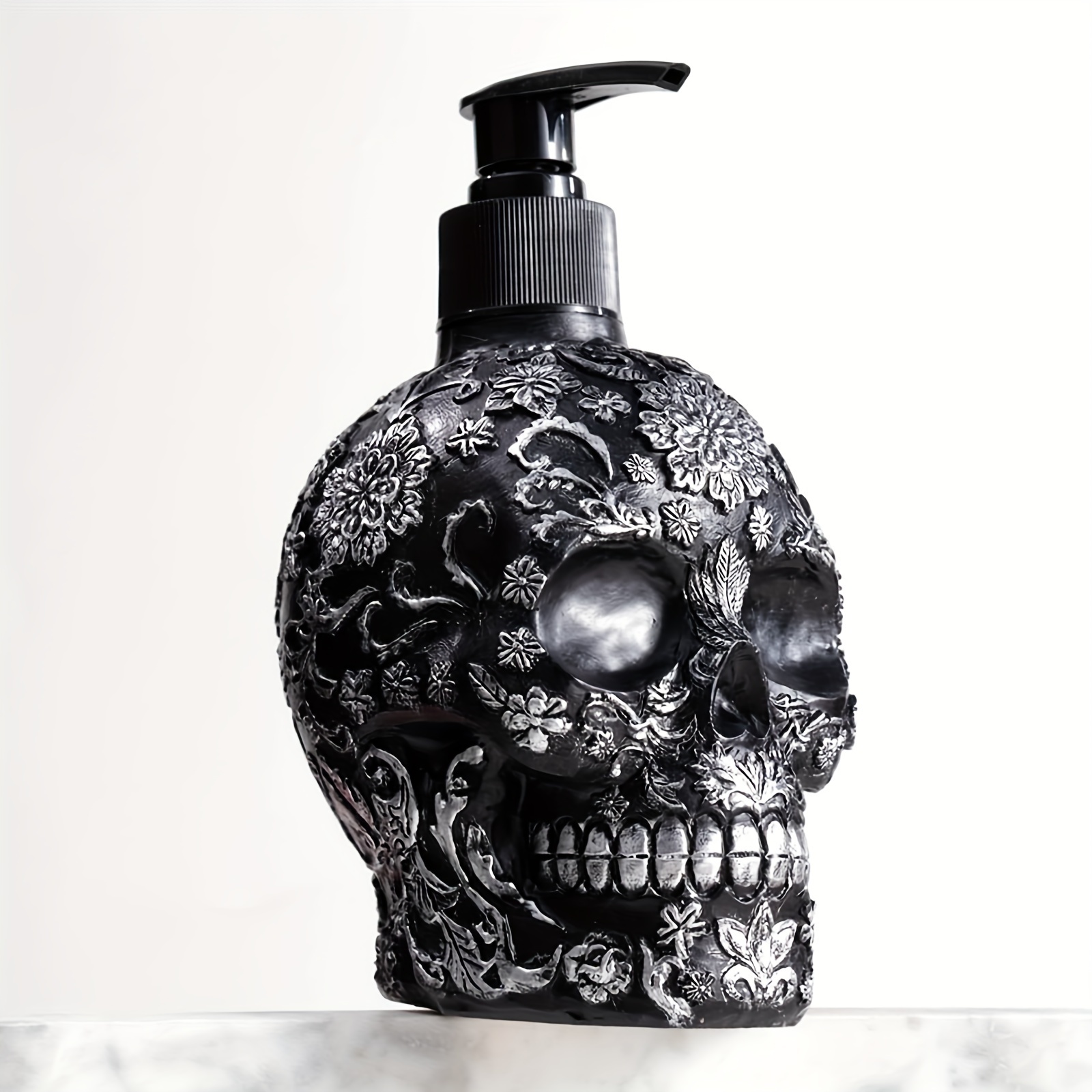 Gothic -shaped Liquid Soap Dispenser, 320ml Refillable Lotion Pump Bottle, Resin Hand Wash Bottle, Suitable For Bathroom Sinks And Kitchen Countertops