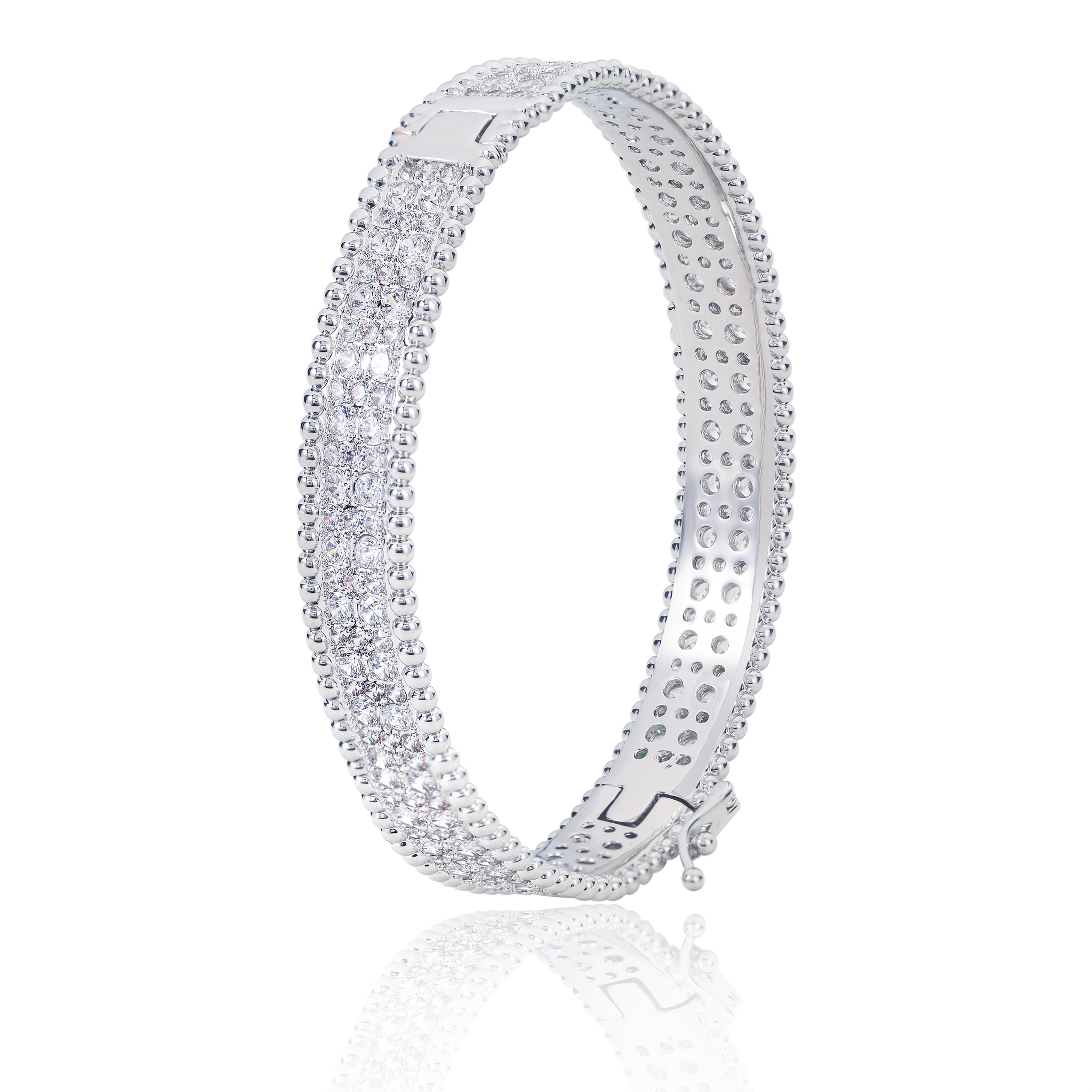 E-shop 925 Sterlingsilber, Luxuriöses silbernes Armband voller Sterne, elegant schön, großartiges Temperament, für den , Valentinstagsgeschenk,