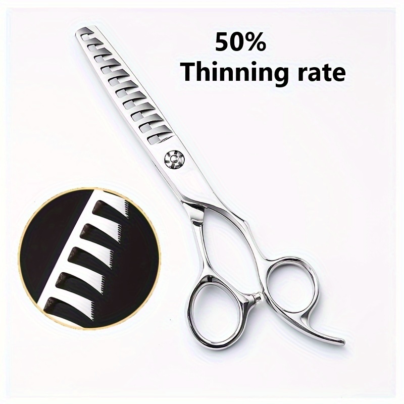 Image of Professional Hair Cutting Scissors, Thinning Shears, Hairdressing Tooth Scissors For Salon And Home Use