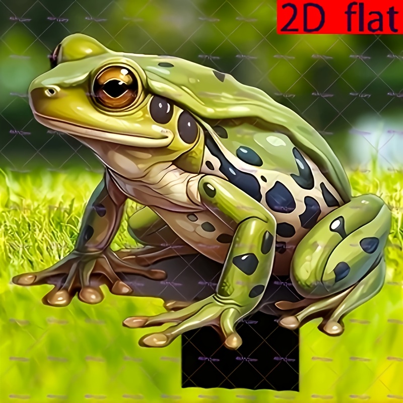 

[1pc Frog Garden Stake Decoration] 1pc Outdoor Garden Stake Decoration, Animal Theme Christmas Frog Lawn Ornament, No Power Needed, Battery-free, Ideal For Yard And Lawn Decor