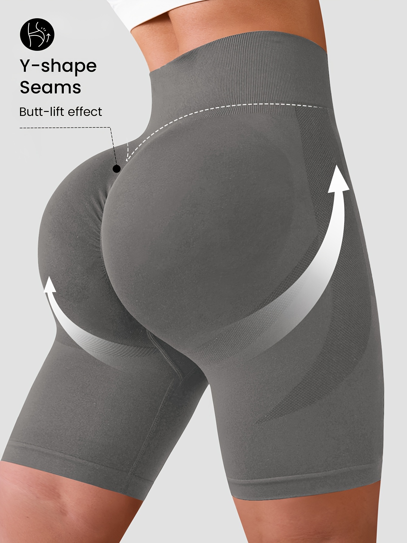 summer 3 4 yoga shorts high stretch solid color suitable for adults