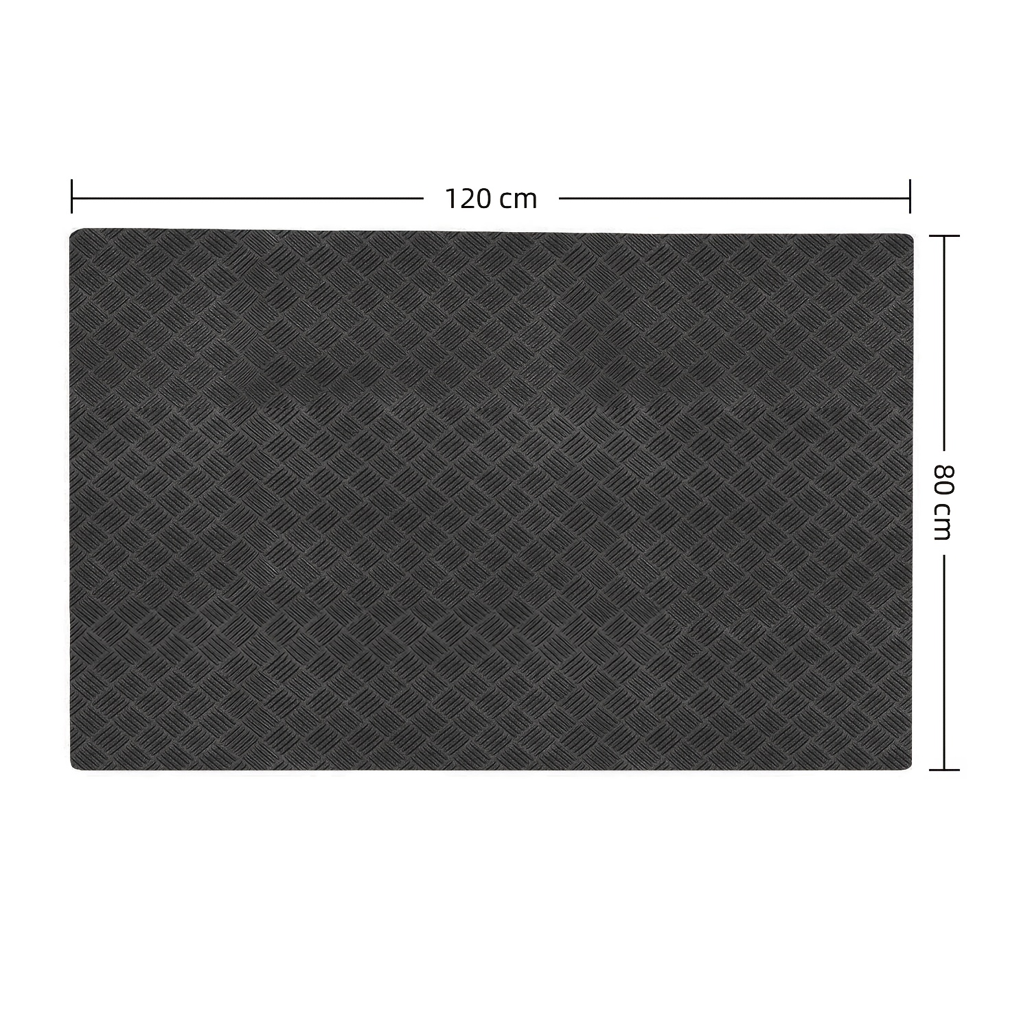 TEMU 4mm Thick Heavy Duty Rubber Workbench Mat, Cuttable Anti-slip Protective Floor Mat, Multiple Sizes 90x60cm 120x80cm 150x60cm, Ideal For Garage
