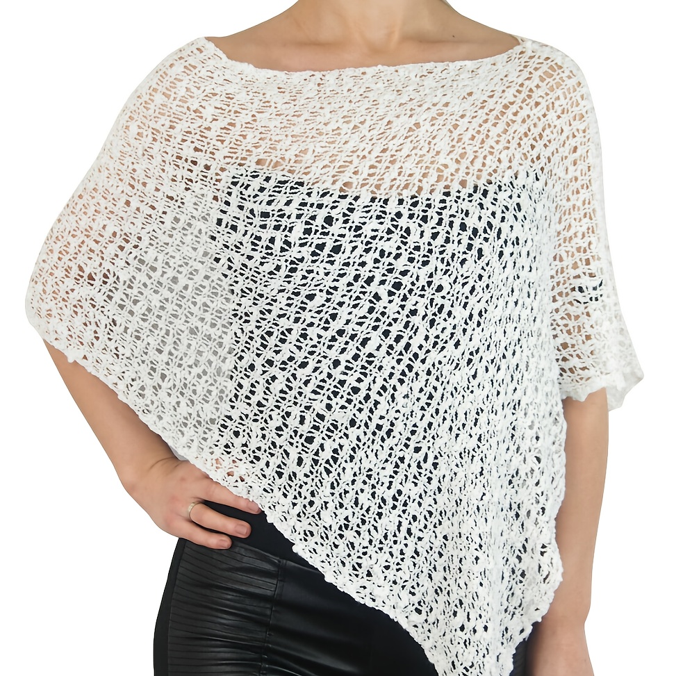 TEMU 's Lace Shawl Is Suitable For Various Styles Of Casual And Vacations