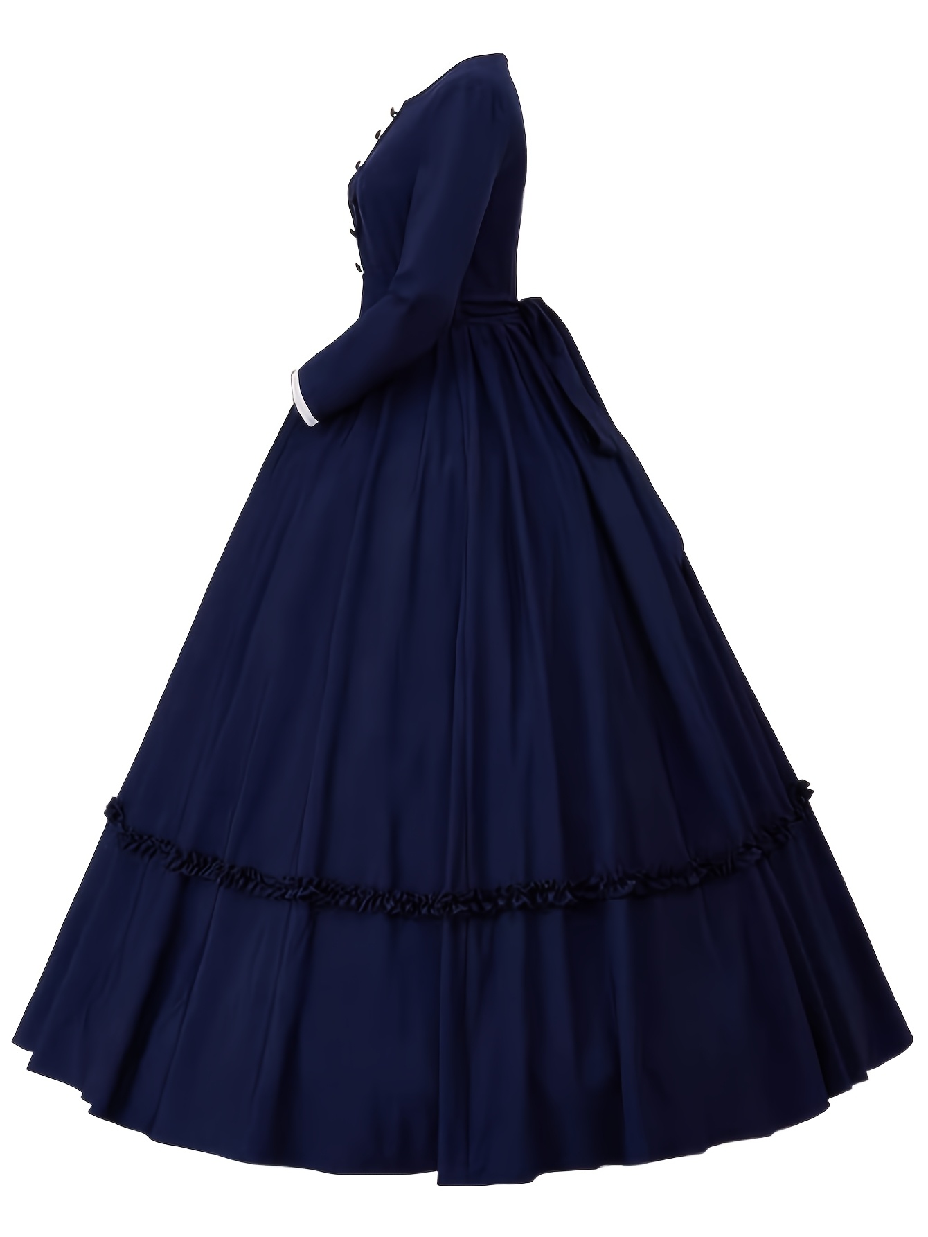 Jupe Médiévale Renaissance Pour Femme - Volants, Dentelle, Taille Haute - Cosplay / Fête / Vintage