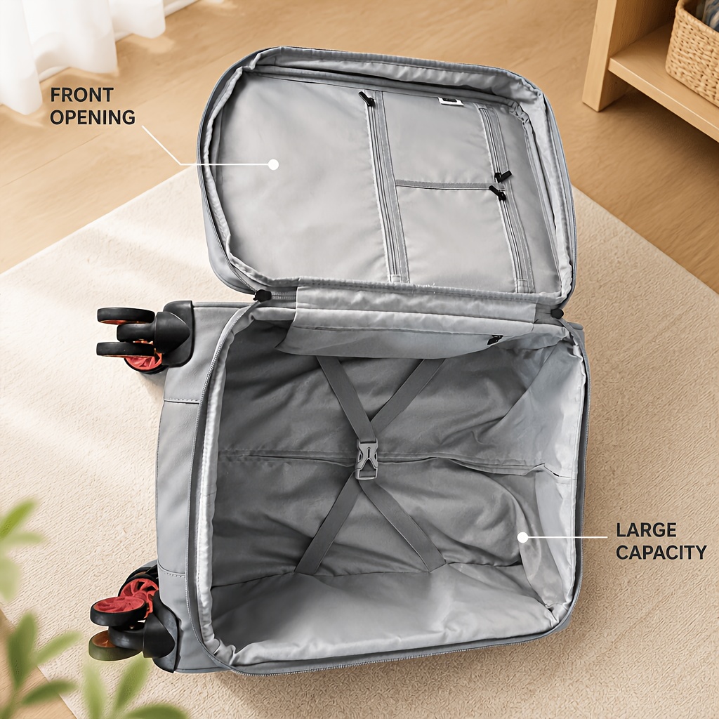 Lightweight Softside Travel Suitcase with TSA Lock
