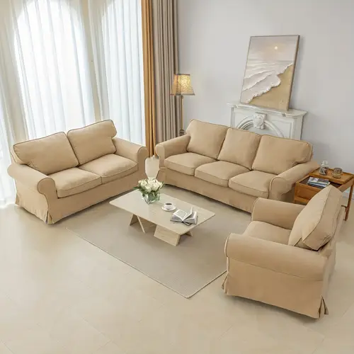 1 seat 2 seat 3 seat loveseat cover compatible for ikea linen style loveseat cover