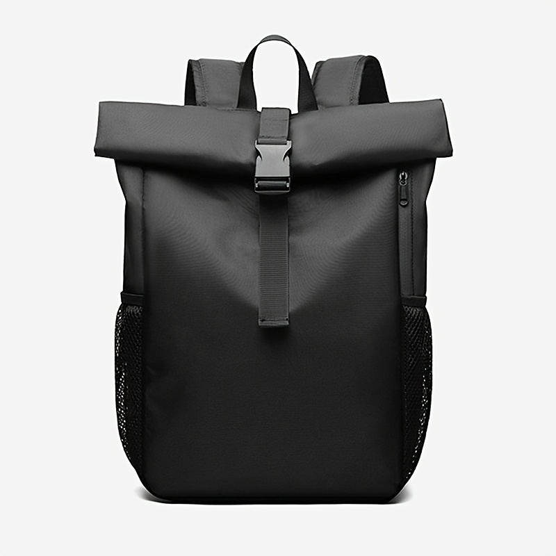 TEMU Mochila de color sólido, mochila de moda para portátil de negocios de 15.6 pulgadas, mochila escolar de gran capacidad, mochila de viaje para