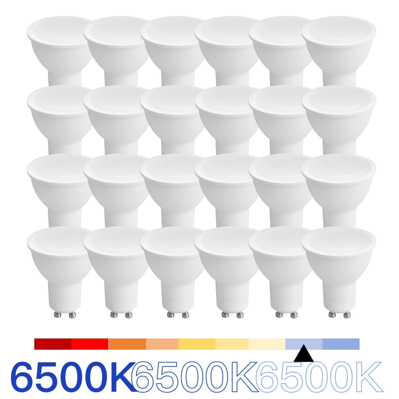 mr16 gu10 spotlight led spots gu10 base 6watt 570lm ac220 240  degree beam angle no   3000k warm white 4000k daylight 6500k cool   of  