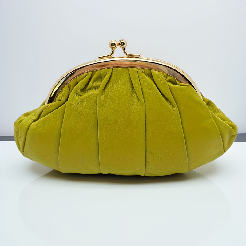 d msk vintage elegantn kabelka luxusn kabelka z prav k e se zap n n poutko zlatav hardware a hladk lut ka d den ve rky form ln ud losti odoln snadn m m p rty dopln k d msk pen pen d msk lut 9