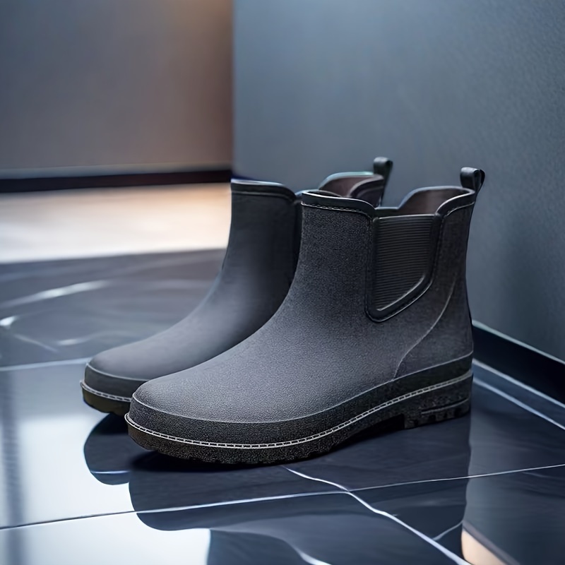 new mens   waterproof rain boots