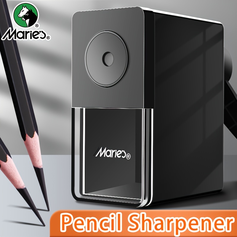 

Marie's Professional Pencil Sharpener For Artists - Adjustable 5-stage Manual Sharpening, Fits 6-8.2mm , Ideal For Charcoal & Colored Pencils, Sketching And Drawing ,