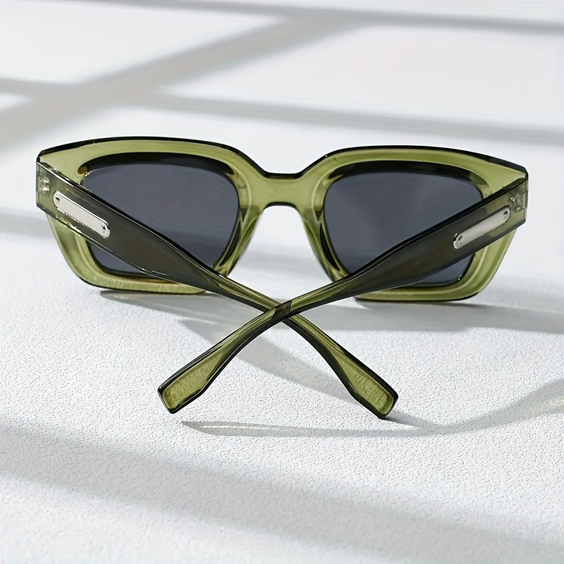 1pc Special Women's Glasses - Irregular Three-Dimensional Style, Olive Green Trendy and Stylish for Photoshoots & Parties,hilarious Christmas Gifts.