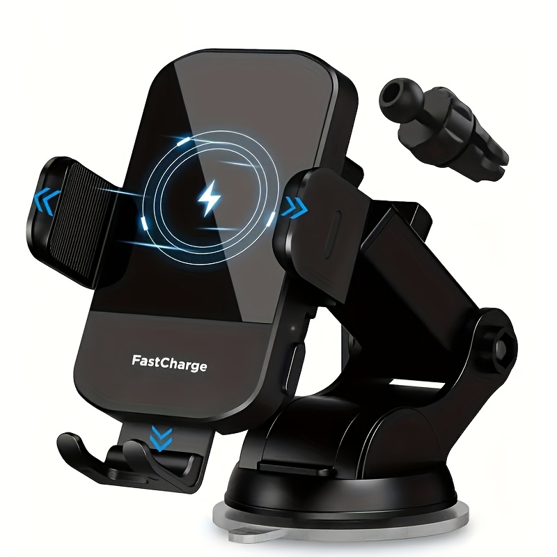 Image of Magnetic Wireless Charging Car Charger Suitable For Iphone 17 16 15, 14, 13, 12, 11 Pro Max, Xs,,,,,, S10+ | Gift For Partner | Gift For Parents