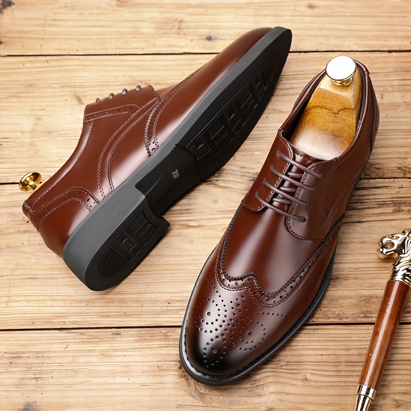 zapatos de vestir versátiles para hombre jit2025 - oxford   con cierre de cordones,   de goma e interior de   para negocios,     formales, calzado elegante | calzado   7
