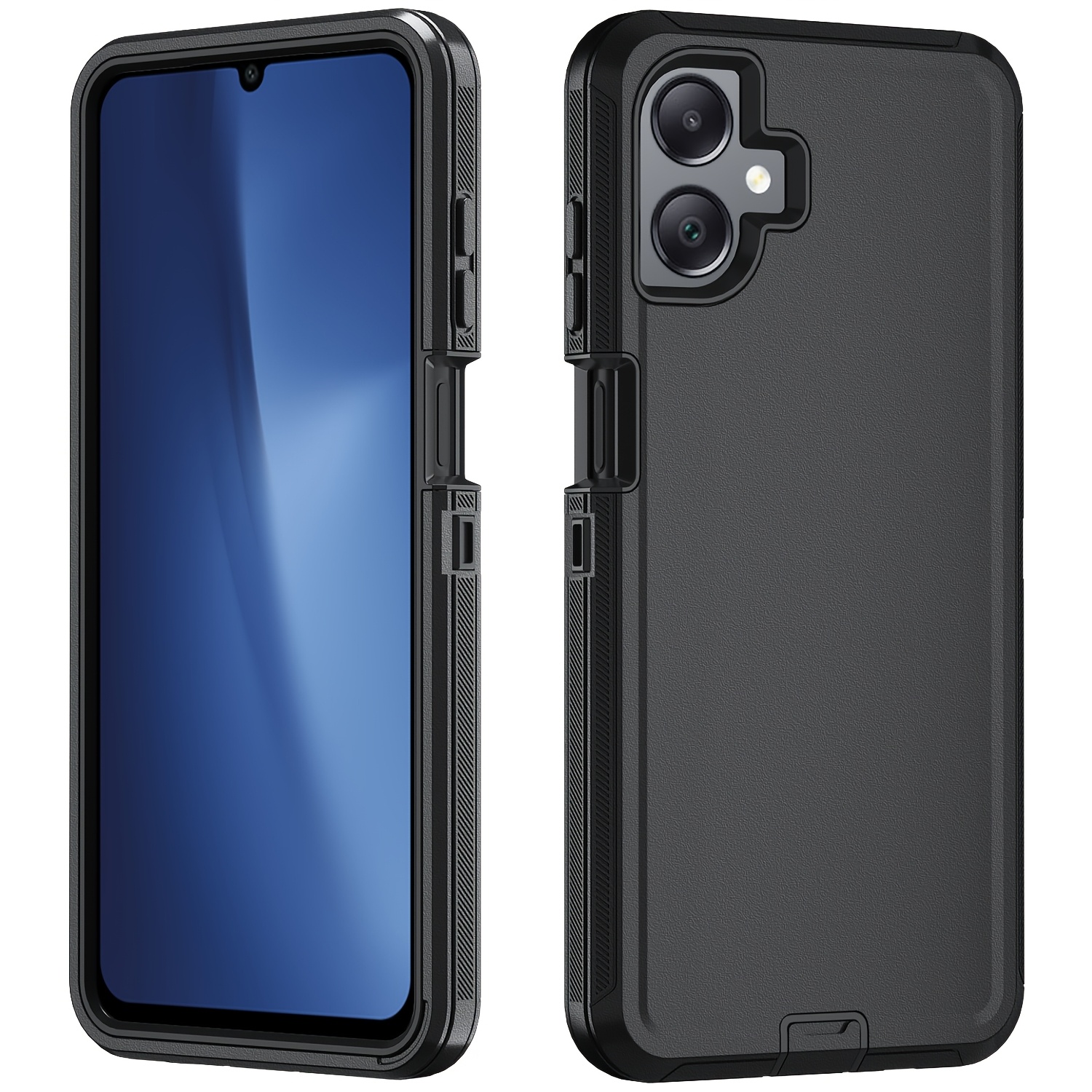 TEMU Phone Case: For A05 / A06/ A07 Full-coverage Phone Case. The Phone Case Of A Spliced Design Of + Materials.