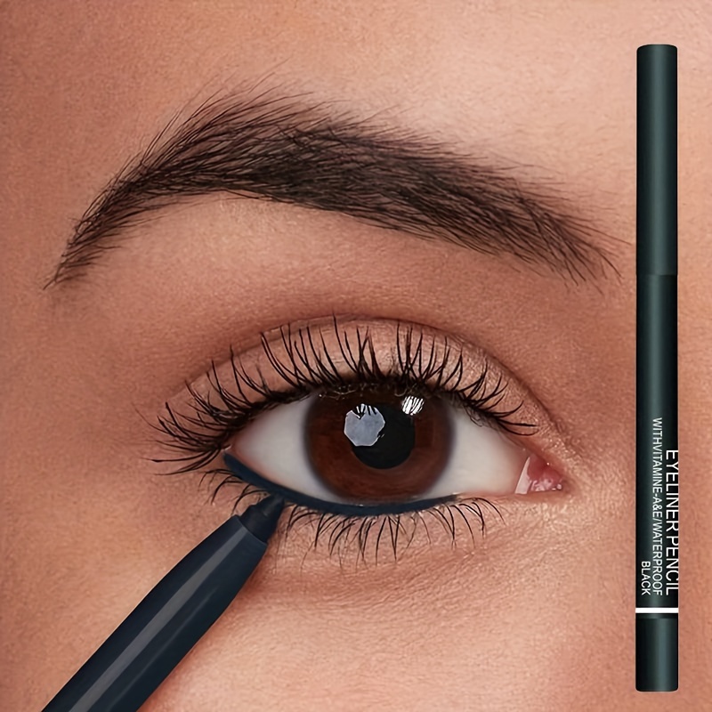

Long-lasting Waterproof Eyeliner Pencil With High Pigment For Women, Gentle On Eyes Skin, Makeup Tool