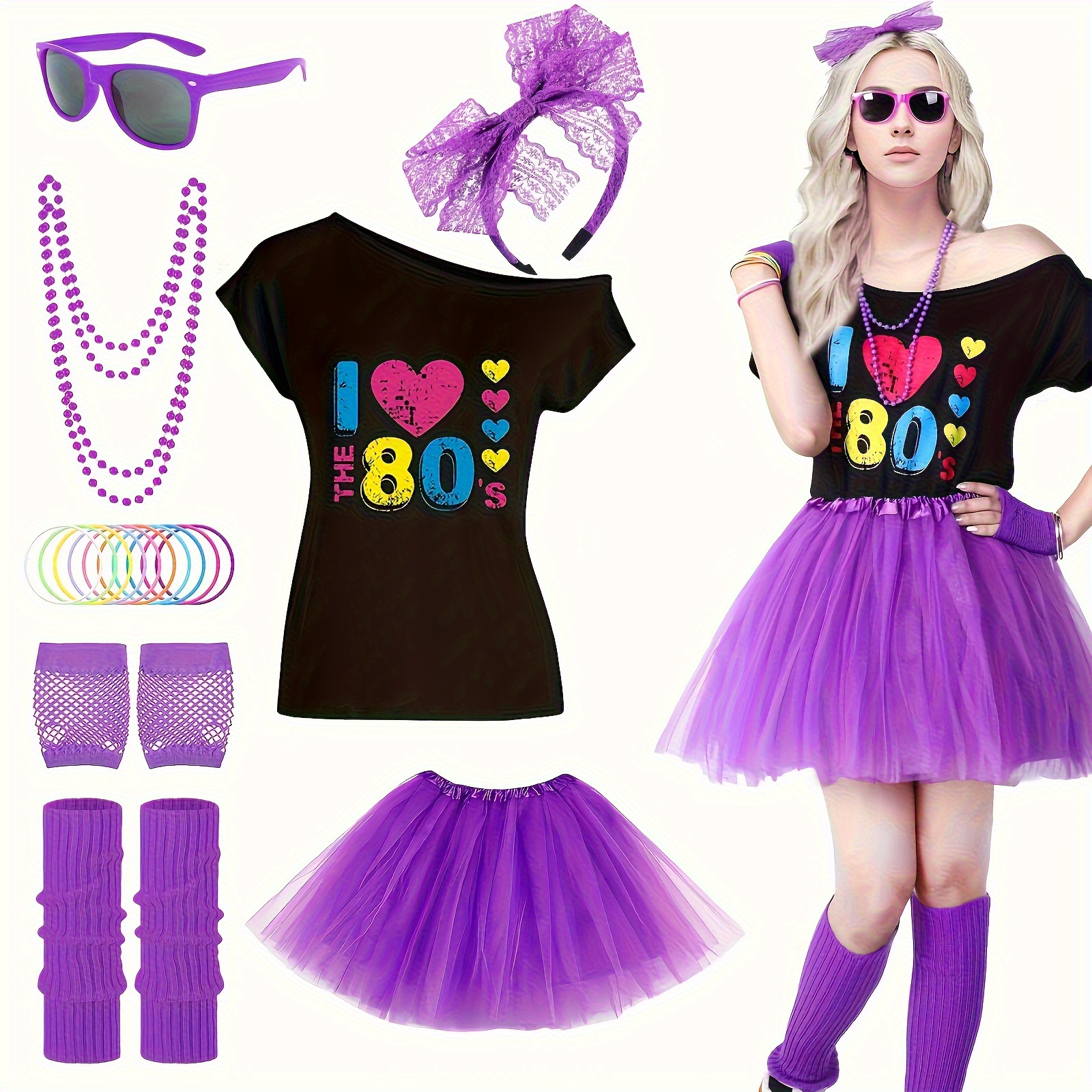 Años 80 Ropa De Los 60 Para NiÃ±os Disfraz Vestidos De NiÃ±a