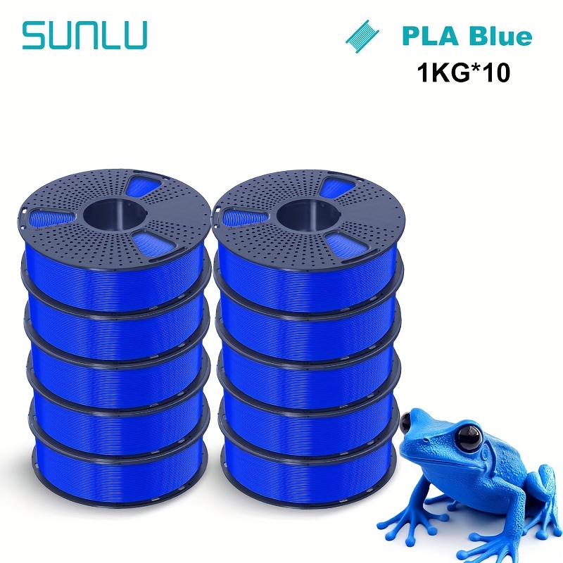 

d' 3D SUNLU PLA, PLA de 1.75 mm, d' 3D PLA de 1.75 mm soigneusement , dimensionnelle de +/- mm, la plupart des imprimantes 3D FDM, 10 kg au , 1 kg par bobine